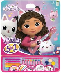 AS Set Pentru Desen Giga Block 5 In 1 Gabby Dollhouse (1023-62757)