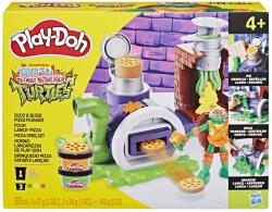 Hasbro Play Doh Povestiri Cu Testoase Ninja Adolescente Mutante Set Pizza Taie Si Arunca (5010996330154)