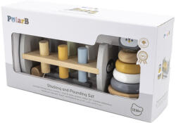 Viga Toys Set stivuitor si mini banc cu ciocan, Pinguin, PolarB Viga (44209) - infant