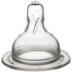 Canpol Babies Tetina Silicon Flux Mare Pentru Biberon Cu Gat Larg 2 Buc Easystart 21/732 (5903407217321)