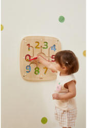 Viga Toys Panou senzorial de perete Numarare si Sortare Culori, Viga (44811FSC) - infant