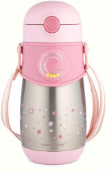 Canpol babies Babies Cana Termos Cu Pai Din Silicon 300 ml Roz - 74/054_Pin (5903407740546) Incalzitor biberon
