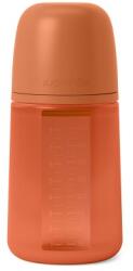 Suavinex Biberon din silicon, 240ml, Colour Essence SX Pro debit mediu, rosu (8426420081160)