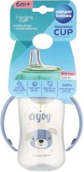 Canpol babies Babies Cana Antrenament Silicon 320 ml Cute Animals-Dog 56/512_Blu (5901691812499)
