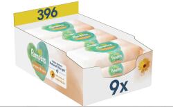 Pampers Harmonie Calendula, servetele umede, pentru copii, 9 pachete x 44 buc/pachet, 396 buc (1100031570)