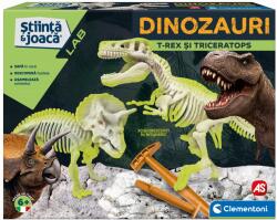 AS Descopera Dinozaurul T-rex & Triceraptor Fluo Stiinta Si Joaca (1026-50749)
