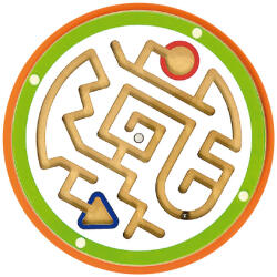 Viga Toys Jucarie de perete cu activitati, Urs, Viga (50471) - infant