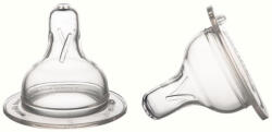 Canpol Babies Tetina Din Silicon Flux Medium Pentru Biberon Cu Gat Larg 2Pcs Easystart - 21/731 (5903407217314)