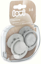 LOVI Suzeta Silicon Dynamic 3-6 M 2 Pcs Harmony Boy 22/906_Boy (5901691853829)