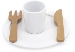 Viga Toys Set de vesela si tacamuri din lemn, Viga (44559) - infant
