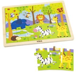 Viga Toys Puzzle animale din safari (50198)