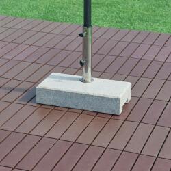 [casa. pro] Suport pentru umbrela de soare Bomba din granit, 45x22, 5x9, 5 cm (84911580)