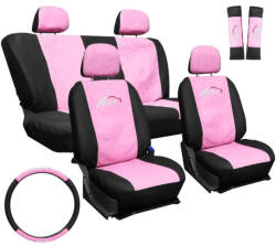 Nissan Navara Univerzális 11 részes üléshuzat szett - rózsaszín-fekete UL-AG23001p (AL-UL-AG23001Navara)