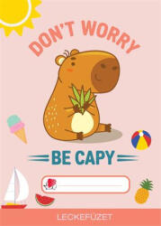  Füzet, tűzött, A5, lecke, 34 lap, ICO "Süni", capybara (COTICSULFCB)