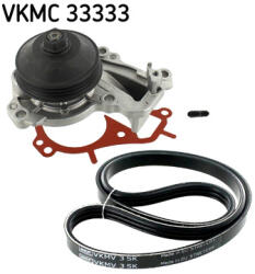 SKF VKMC 33333 Pompa apa + Set curea transmisie cu caneluri