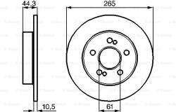 Bosch 0 986 478 758 Disc frana