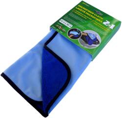 RO GROUP Laveta din microfibra 2 în 1 RoGroup, 42 x 38 cm, pentru curatare si lustruire (PS1334)