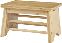 [en. casa] Scaunel treapta din bambus Ryslinge, suport 100 kg, [en. casa] (82296524)