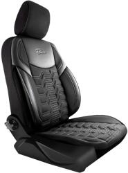 Panda Set huse scaune auto Panda Berlin, negre cu cusaturi gri, 11 piese (IN3098)