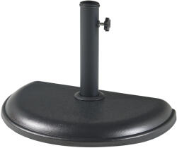 [casa. pro] Suport pentru umbrela de gradina Bisenti, beton, negru, 45x29x4, 5 cm, 10 kg (85060436)