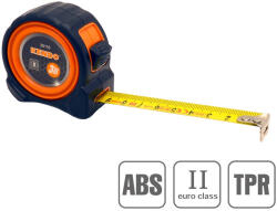 KENDO Ruleta cauciucata 3 m cu carcasa ABS+TPR si banda 16 mm (KD-35116)