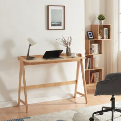 [en. casa] Birou Härryda din bambus natur 107x47x81 cm pentru home office (84003252)
