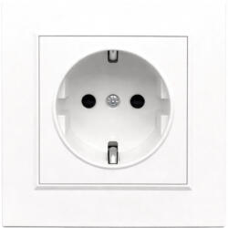 Leziter Priza îngropata Leziter Nova cu împamantare Schuko 16A 250V, alba (LNFCS-F)