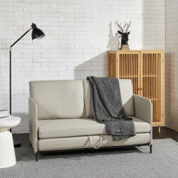 [en. casa] Canapea extensibila Soini bej cu functie de dormit, 2 locuri (83528451) Canapea