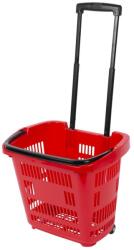 Strend Pro Cos de cumparaturi cu roti Racks Shopper, maner telescopic, 57 cm (2212407)