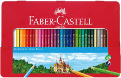 Faber-Castell Creioane colorate 36 culori/set FABER-CASTELL, cutie metal, FC115886