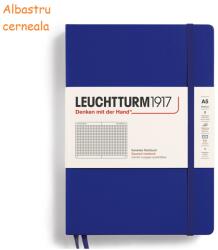 LEUCHTTURM1917 Caiet cu elastic A5, 125 file, matematica LEUCHTTURM1917 albastru cerneala