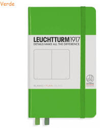 LEUCHTTURM1917 Caiet cu elastic A6, 94 file, velin, LEUCHTTURM1917 verde
