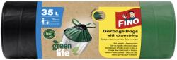 FINO Saci menajeri cu snur FINO Green Life, 35 L, 15 buc/rola
