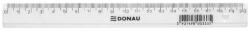 DONAU Rigla gradata din plastic transparent 20 cm DONAU