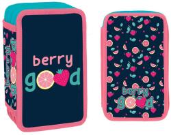 S-Cool Penar fete, echipat cu 39 piese, 3 fermoare, S-COOL Berry good Penar