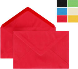 ACCENTA Plic C6 color gumat, 25 buc/set, ACCENTA albastru