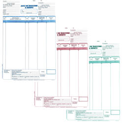 XPRIME Aviz de insotire a marfii autocopiativ A4, 3 exemplare XPRIME