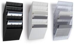 DURABLE Suport de perete pentru documente, 6xA4 landscape, DURABLE Flexiboxx 6 transparent Dulap arhivare