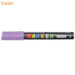 M&G Marker cu vopsea acrilica, varf rotund 2 mm, M-G violet