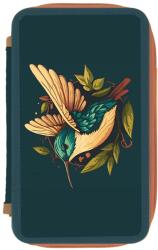 Herlitz Penar neechipat, 2 fermoare, HERLITZ Mix Colibri Penar