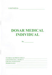  Dosar medical individual pentru angajare A5 si fisa medicina muncii