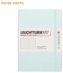 LEUCHTTURM1917 Caiet cu elastic A5, 125 file, LEUCHTTURM1917 Points verde menta