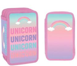 S-Cool Penar fete, echipat cu 39 piese, 3 fermoare, S-COOL Unicorn Penar