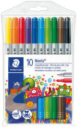 STAEDTLER Carioci cu 2 capete 1mm/3mm, 10 culori/set STAEDTLER Noris
