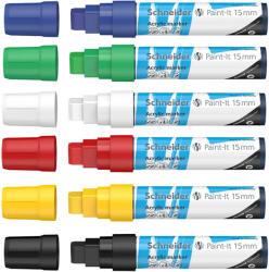 Schneider Marker pictura cu vopsea acrilica, 15 mm, SCHNEIDER Paint-It 330 rosu