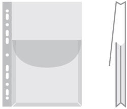 D. RECT File protectie cu burduf si clapa 170 microni cristal, 10 buc/set D. RECT 9842