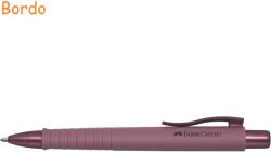 Faber-Castell Pix cu mecanism XB FABER-CASTELL Poly Ball bordo