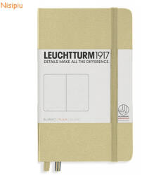 LEUCHTTURM1917 Caiet cu elastic A6, 94 file, velin, LEUCHTTURM1917 nisipiu