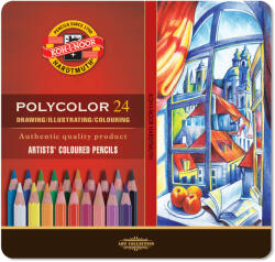 KOH-I-NOOR Creioane colorate KOH-I-NOOR Polycolor 3824, 24 buc/set