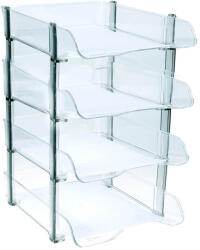 ARK Set 4 tavite stabile documente ARK 2094 transparent cristal Dulap arhivare